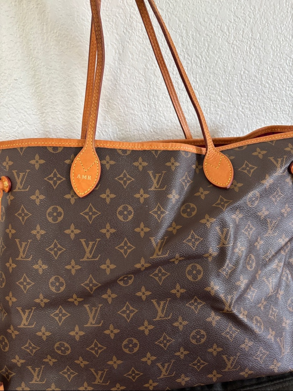 Louis Vuitton Monogram Canvas Tote with Pink-Trim Pouch - Picture 2 of 4